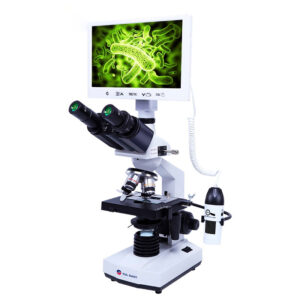 Microscope Numérique Biologique + USB Portable à Double Objectif YG0678 // YG0681
