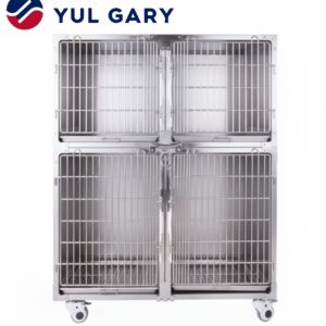 Cage de soins pour animaux en acier inoxydable YG2046